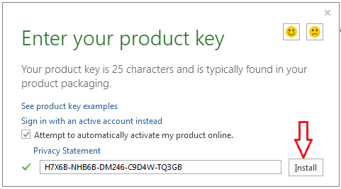 Microsoft Excel Product Key Mac